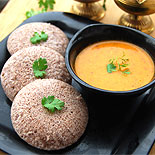 Black rice idli