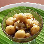 Kozhukattai payasam with jaggery