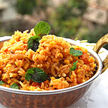 Moong dal biryani