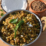 Moth beans sundal/ Naripayaru sundal