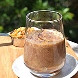 Muesli dates milkshake