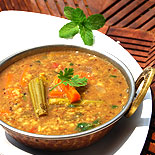 Murungakkai carrot sambar