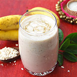 Banana oats smoothie