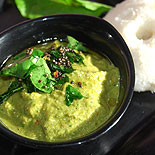 Palak onion chutney