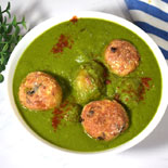 Palak paneer kofta curry