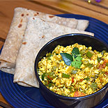 Paneer bhurji & chapathi