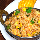 Paneer corn fried rice