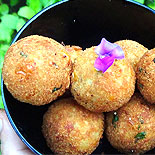 Potato corn balls