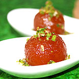 Potato paneer gulab jamun