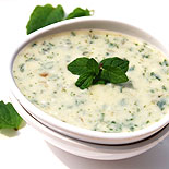 Pudina raita / Mint raita