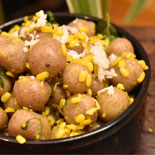 Ragi mani kolukattai with moong dal