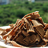 Ragi ribbon pakoda murukku / kezhvaragu ola pakoda