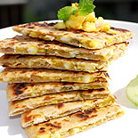 Raw banana paratha