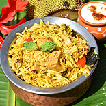 Raw jackfruit biryani-one pot