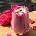 Rose lassi