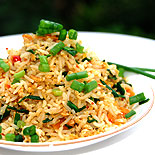 Schezwan egg fried rice recipe