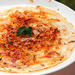 Schezwan onion dosa