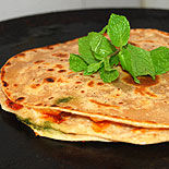 Simple chapati sandwich