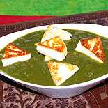 Simple palak paneer