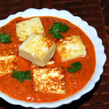 Simple paneer tomato gravy