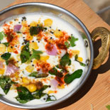 Sweet corn raita for pulav