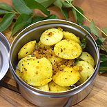 Turmeric mini idli-morning snack