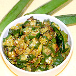 Vendakkai poriyal