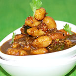 Verkadalai puli kuzhambu