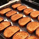 Wheat flour rusk in 15 min