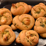 Wheat flour Garlic Knots